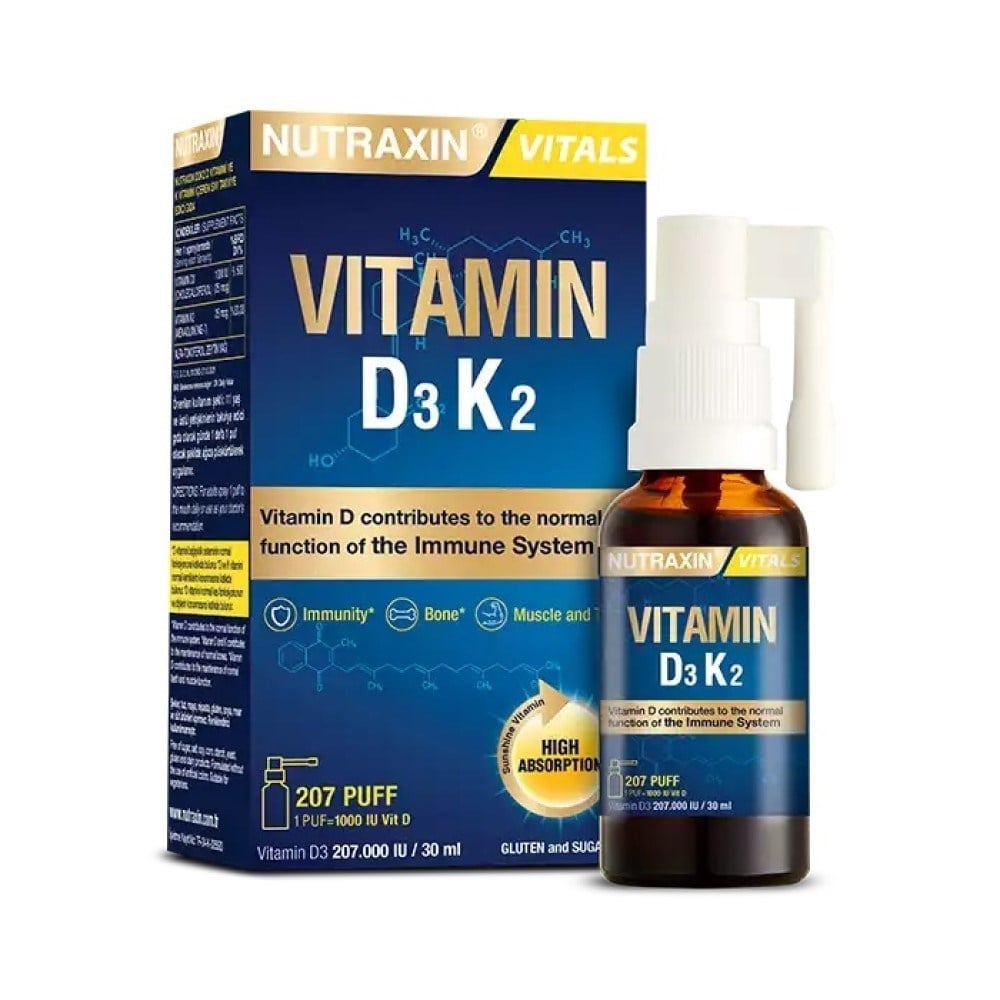 Nutraxin Vitamin D3K2 Sprey 30ml