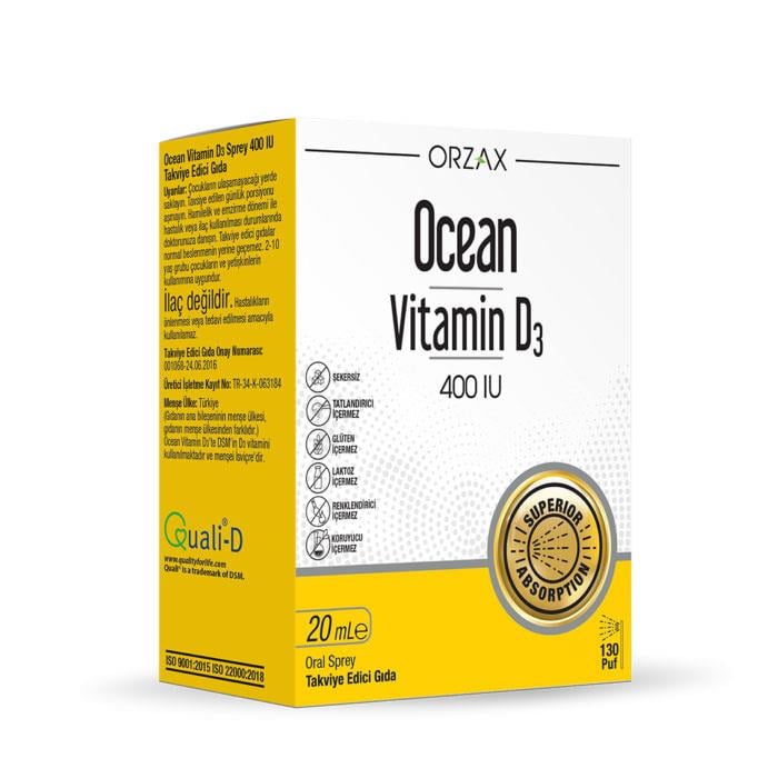 Ocean Vitamin D3 400 IU 20 ml Sprey