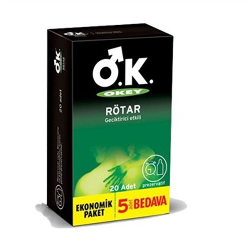 Okey Prezervatif Rötar 20'li Ekonomik Paket