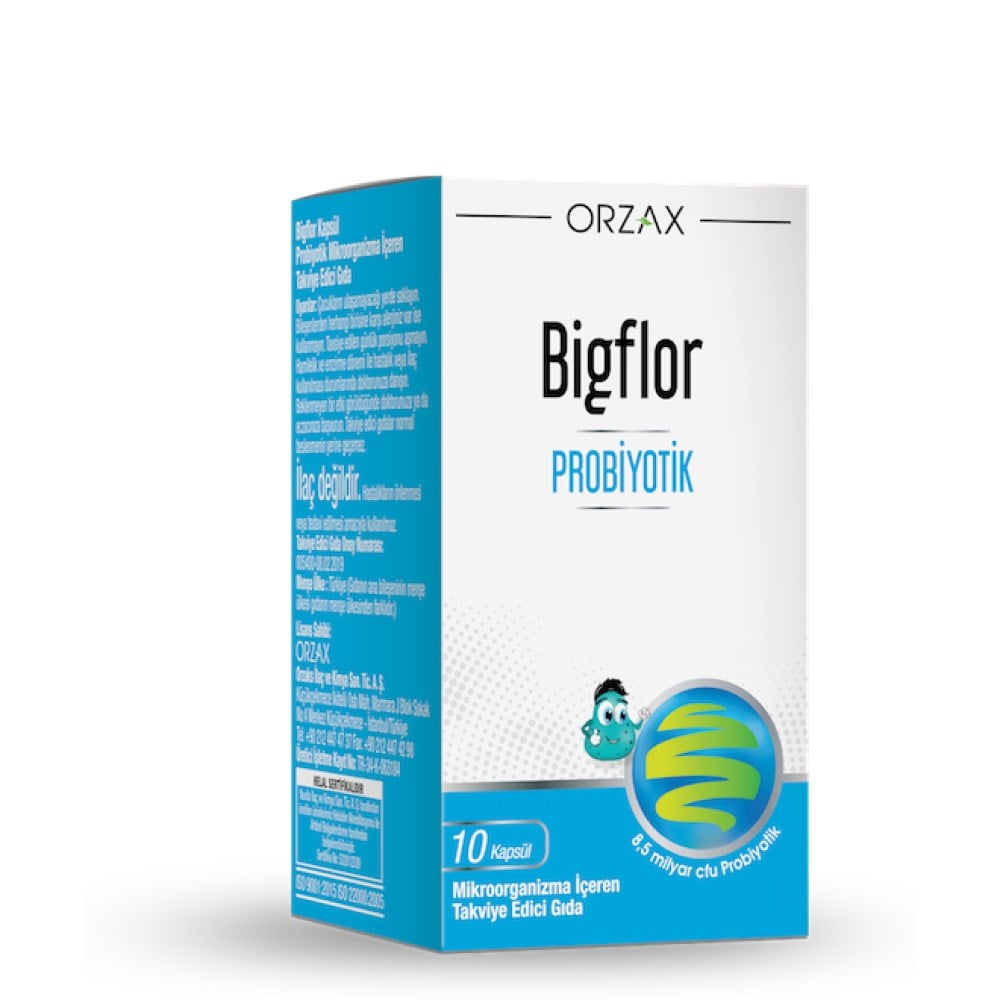 Orzax Bigflor 10 Kapsül