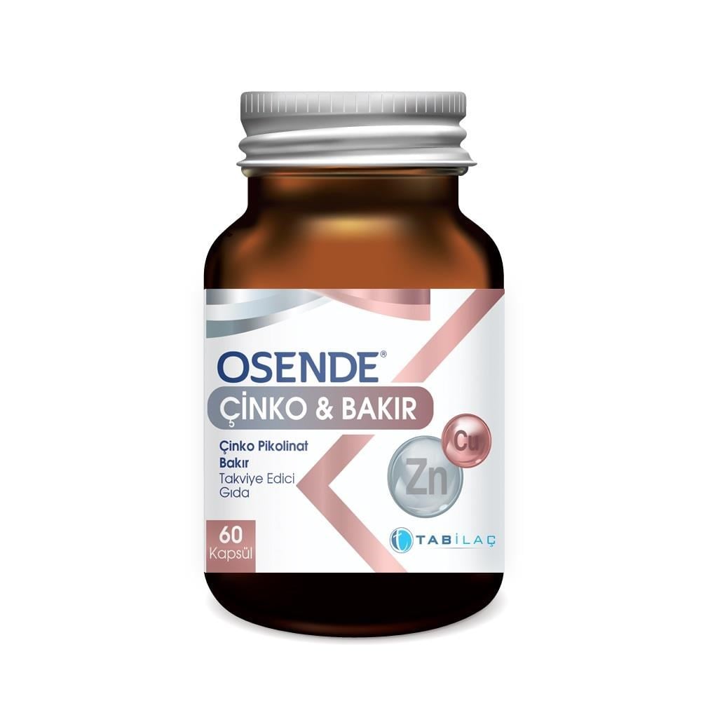 Osende Çinko Bakır 60 Kapsül
