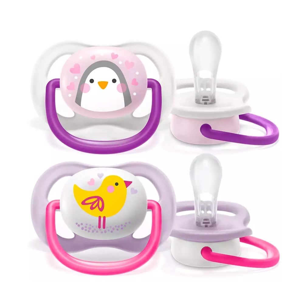 Philips Avent Ultra Air Animals 0-6m Pembe Emzik 2'li