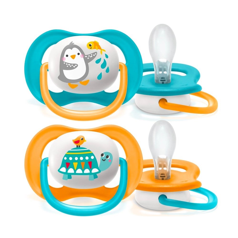 Philips Avent Ultra Air Animals 6-18m Mavi Emzik 2'li
