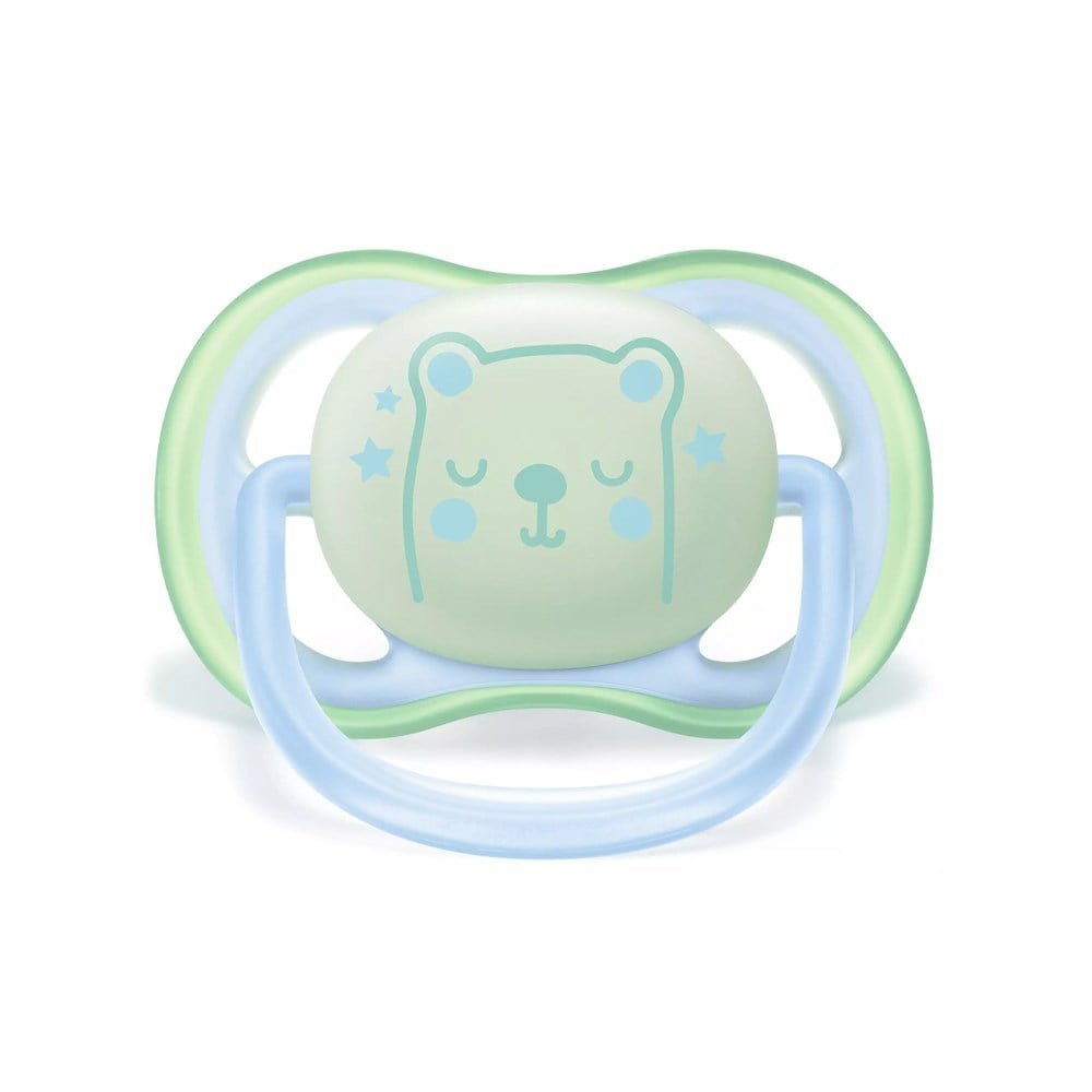 Philips Avent Ultra Air Night 0-6m Mavi Emzik 2'li