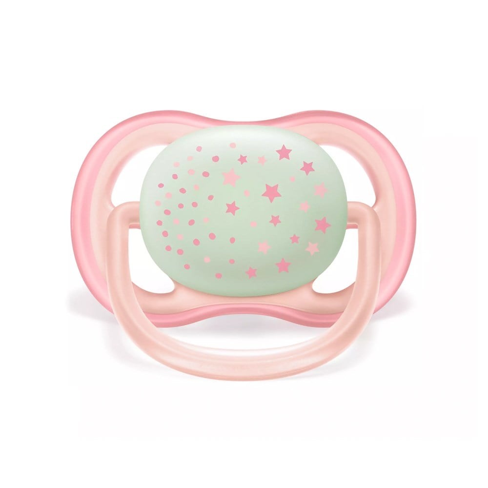 Philips Avent Ultra Air Night 6-18m Pembe Emzik 2'li
