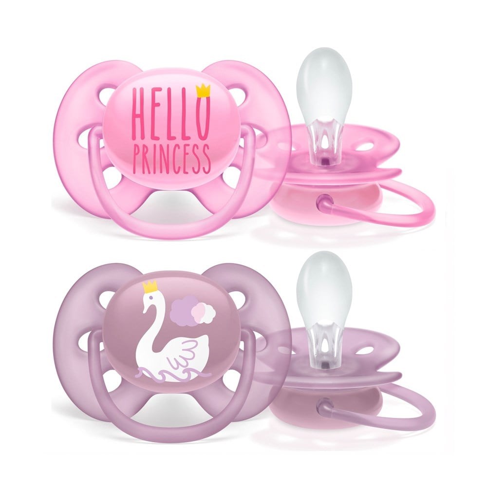 Philips Avent Ultra Soft 6-18m Pembe Emzik 2'li