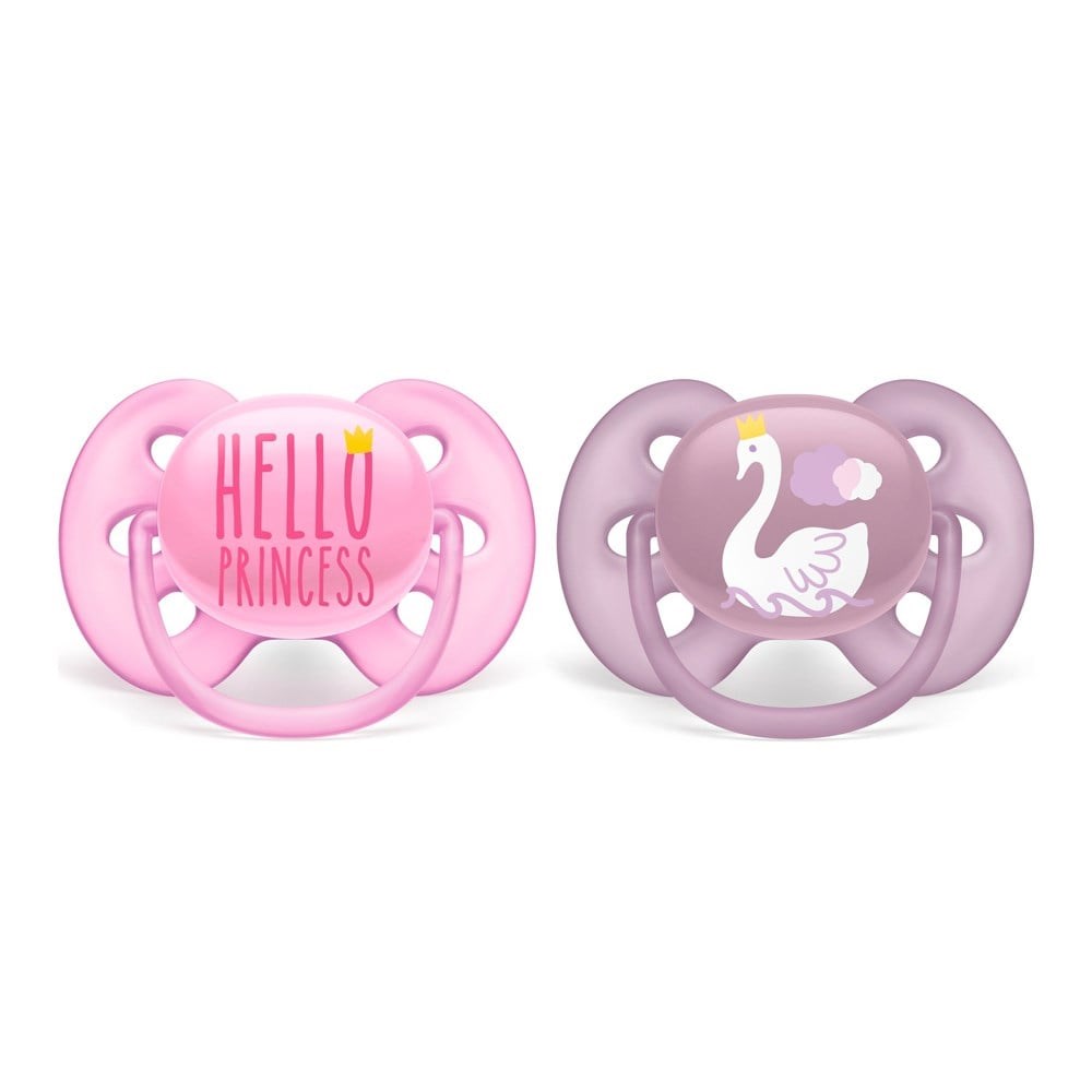 Philips Avent Ultra Soft 6-18m Pembe Emzik 2'li