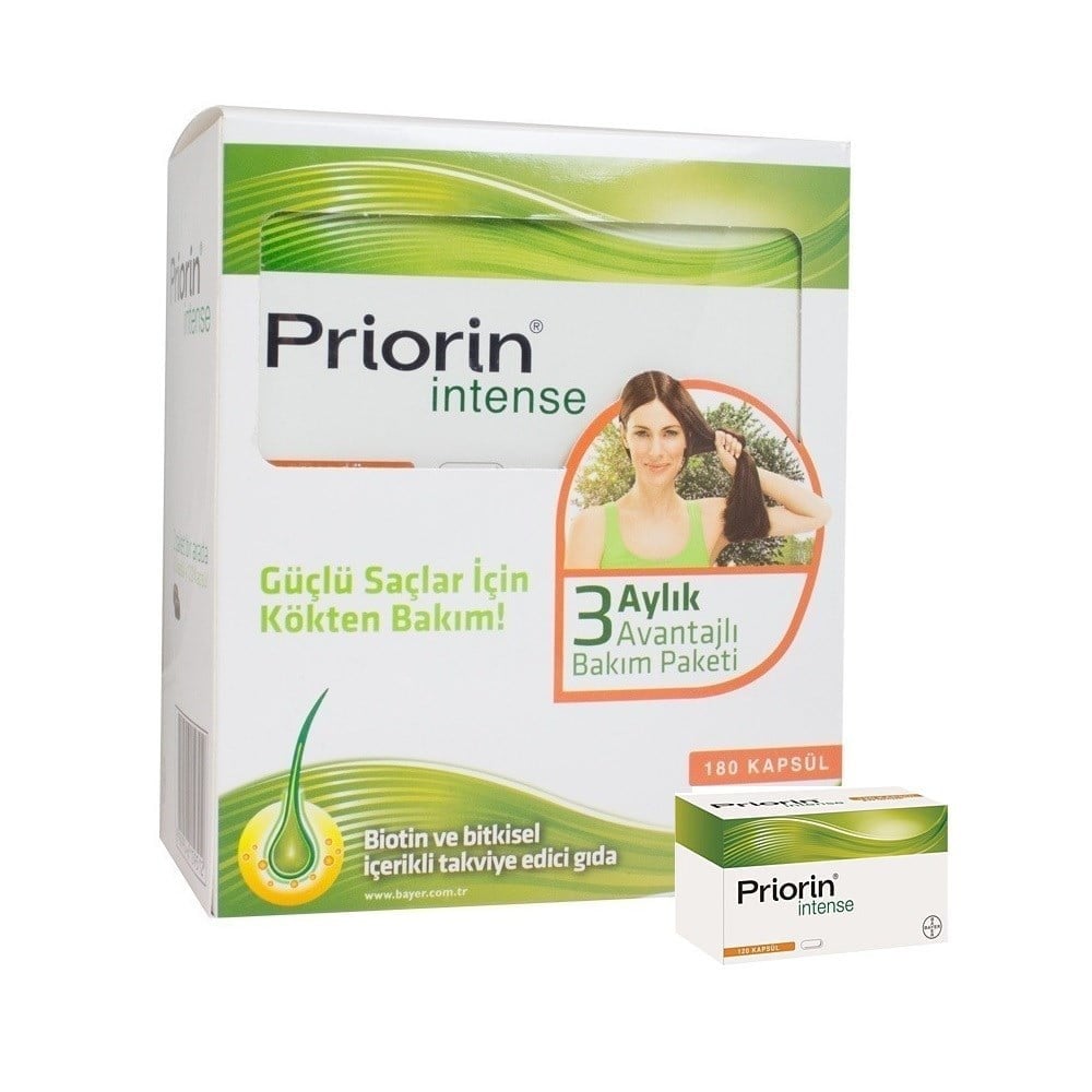 Priorin İntense Avantajlı Paket 120+60 Kapsül