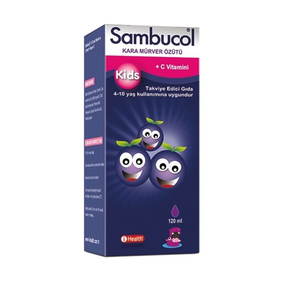 Sambucol Kids Kara Mürver Özütü 120 ml