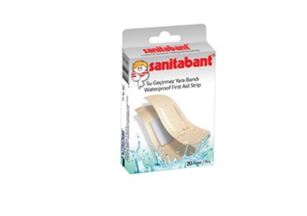 Sanitabant Su Geçirmez Yara Bandı 20'li