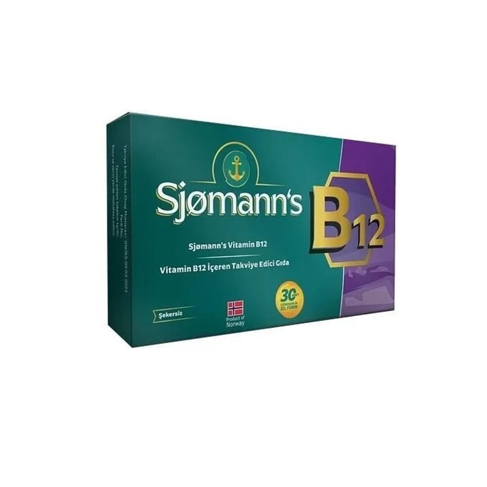 Sjomann's B12 30 Çiğneme Tableti
