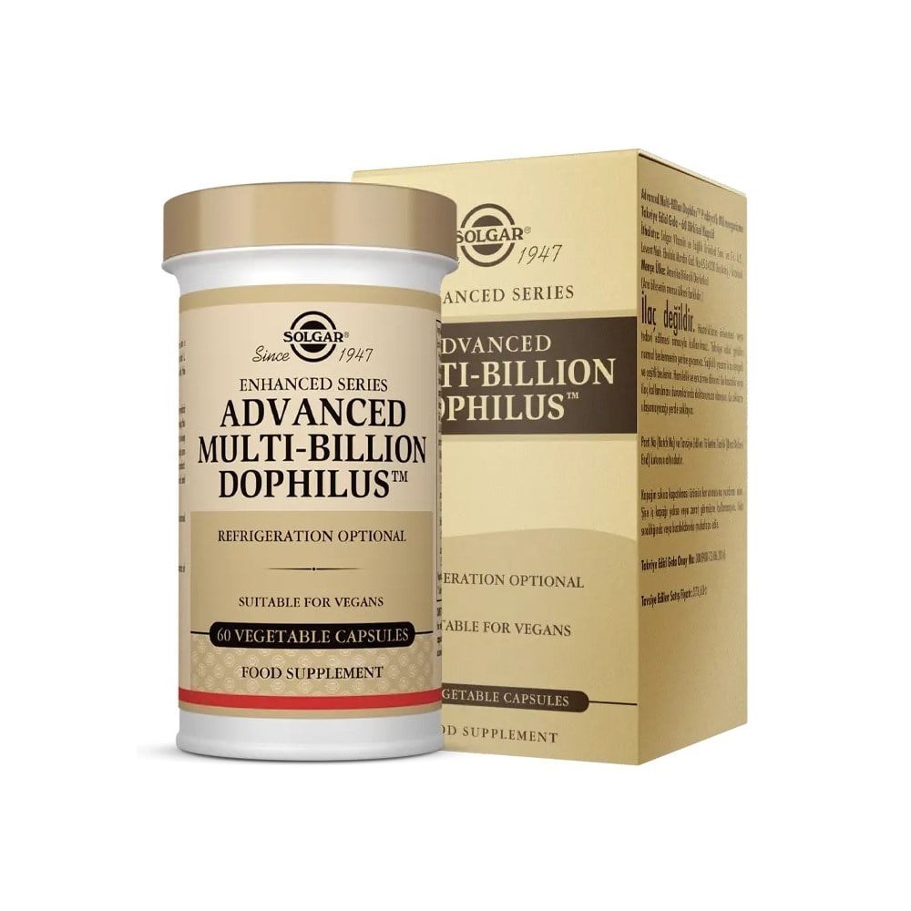 Solgar Advanced Multi-Billion Dophilus 60 Kapsül