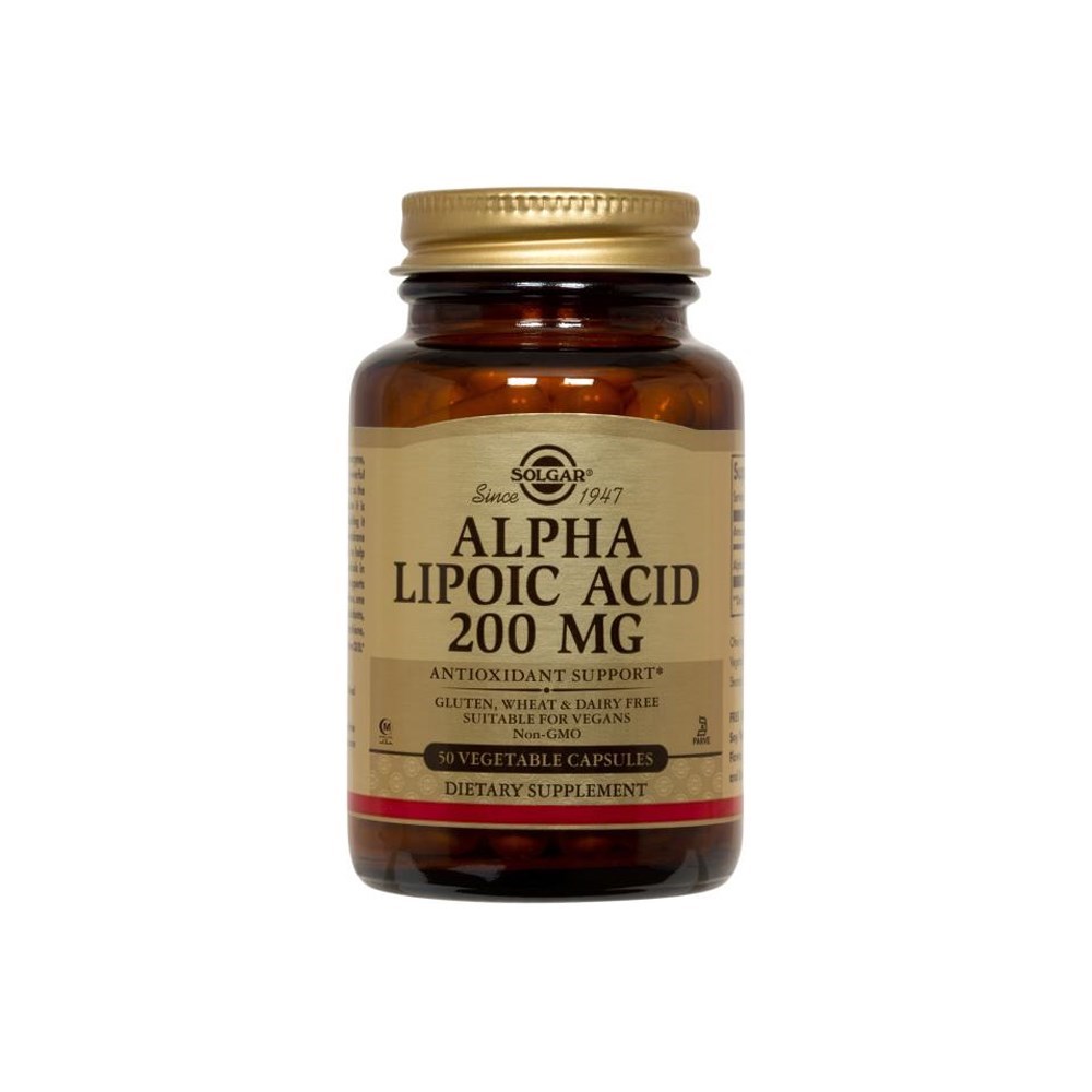 Solgar Alpha Lipoic Acid 200 mg 50 Kapsül