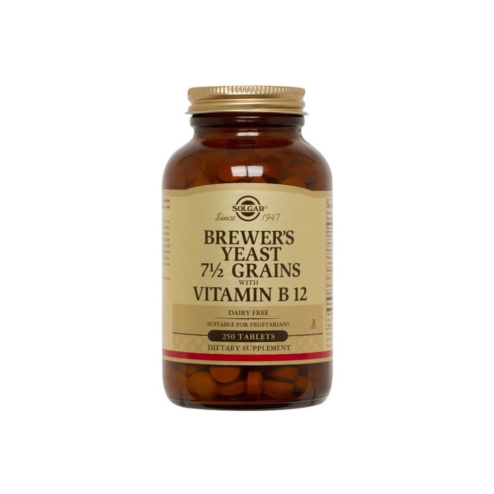 Solgar Brewer's Yeast With Vitamin B12 250 Tablet