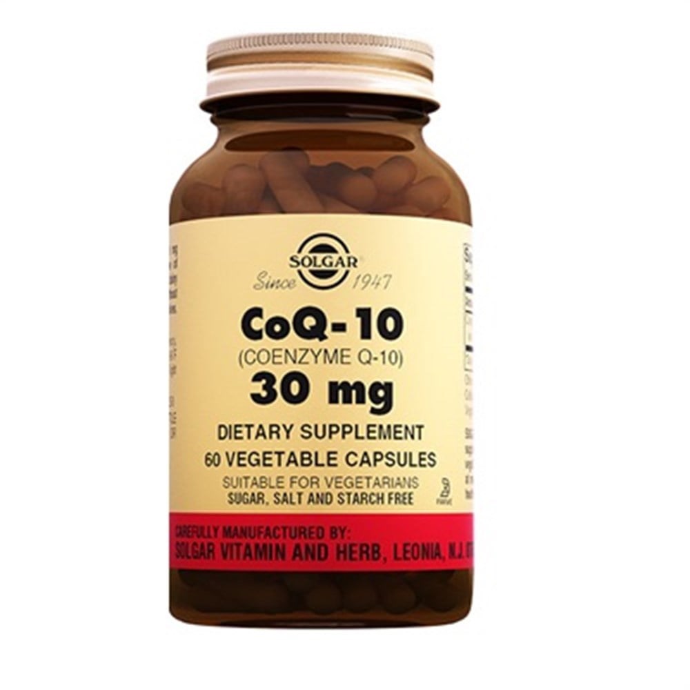 Solgar Coenzyme Q-10 30 mg 60 Kapsül