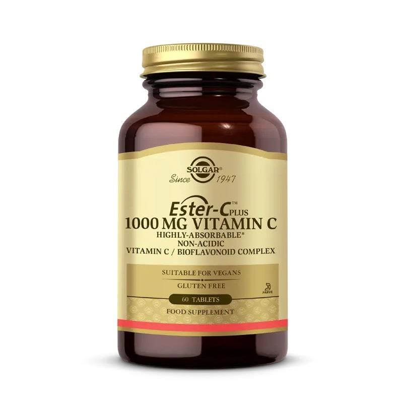 Solgar Ester-C Plus 1000 mg Vitamin C 60 Tablet
