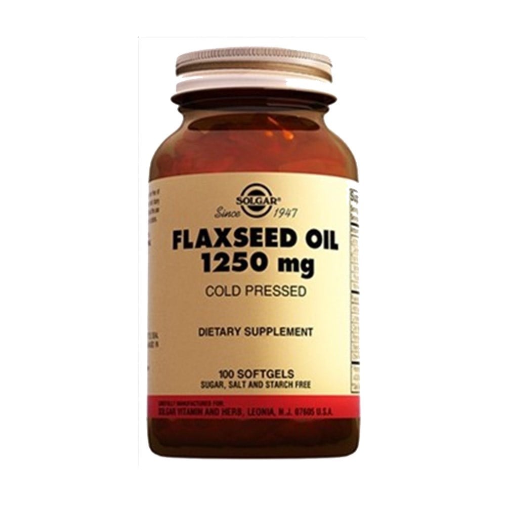 Solgar Flaxseed Oil 1250 mg 100 Softjel