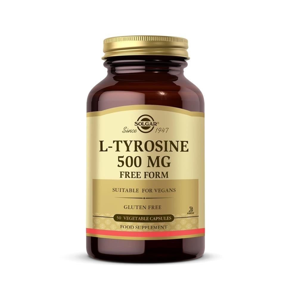 Solgar L-Tyrosine 500 mg 50 Kapsül
