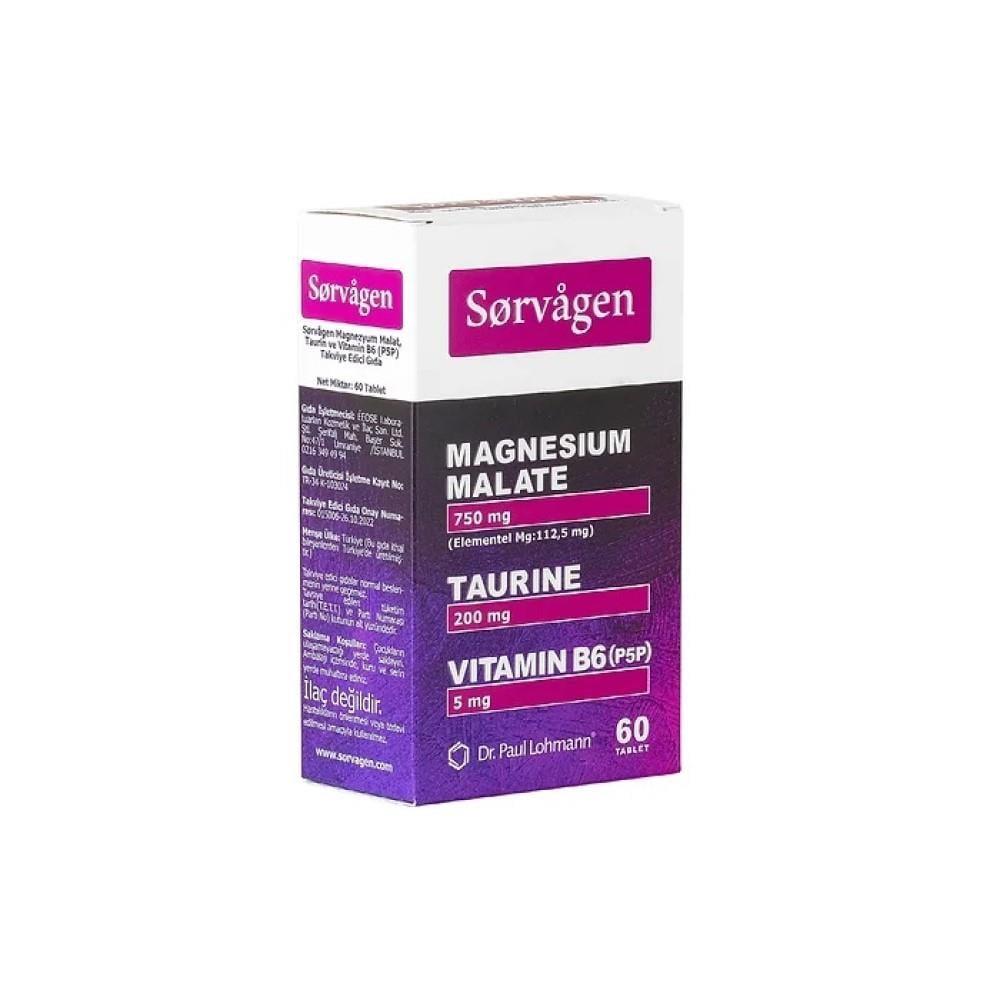 Sorvagen Magnezyum Malat 60 Tablet