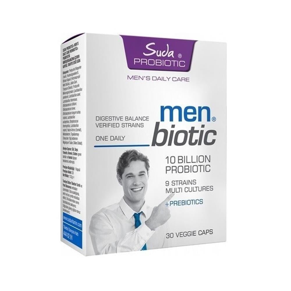 Suda Probiotic Men Biotic 30 Kapsül