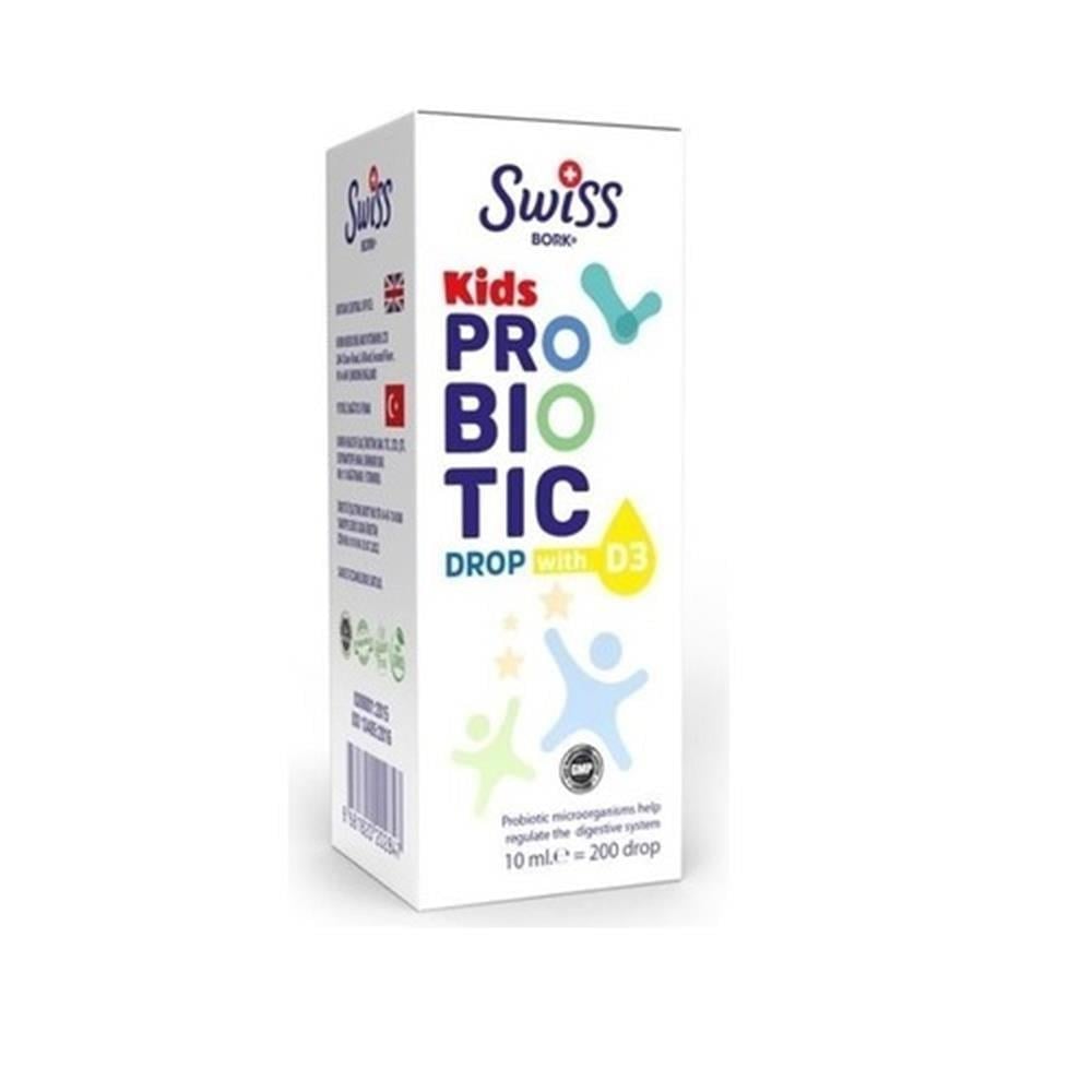 Swiss Bork Kids Probiotic Drop With D3 Damla 10 ml