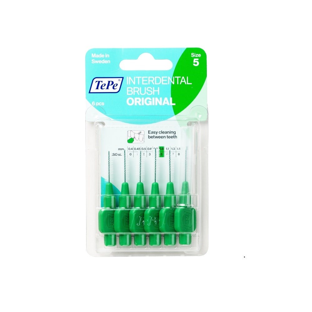 TePe Orjinal Arayüz Fırçası 0.8 mm 6'lı Paket