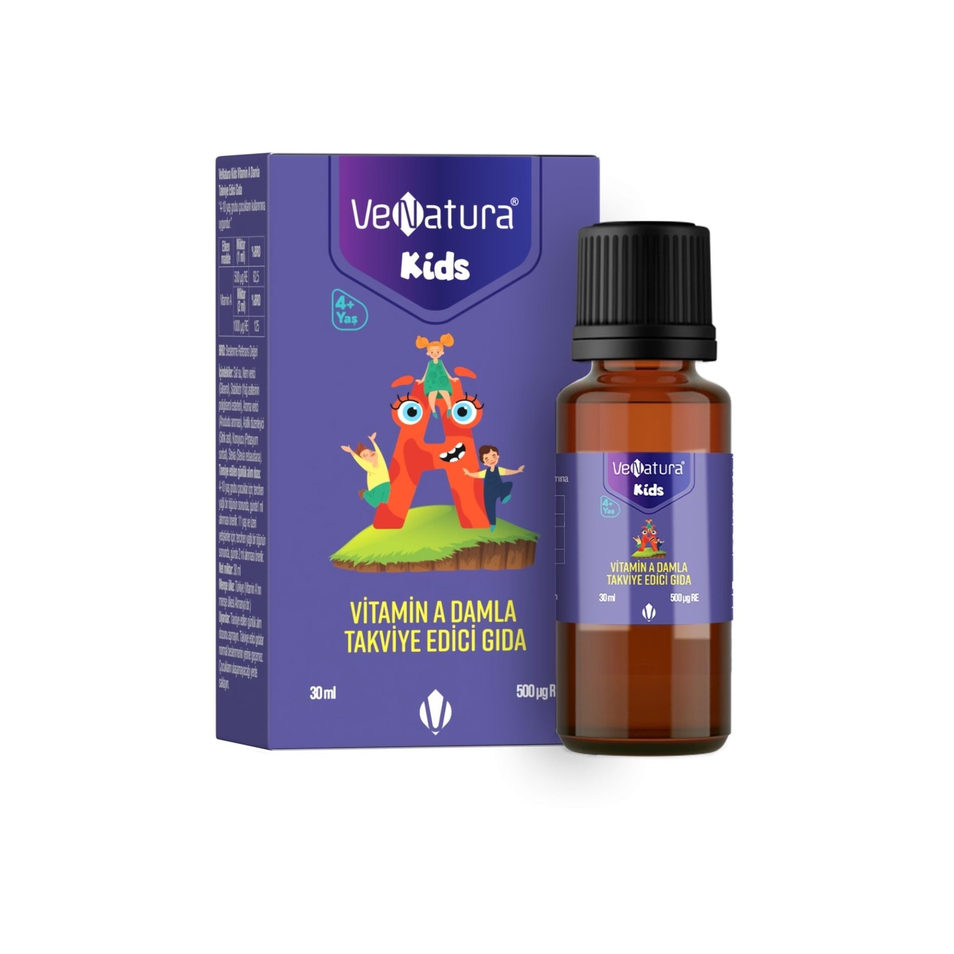 VeNatura Kids Vitamin A Damla 30 ml