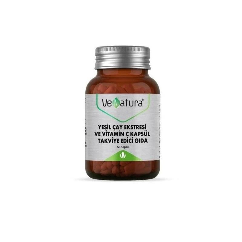 VeNatura Yeşil Çay Ekstresi ve Vitamin C 60 Kapsül