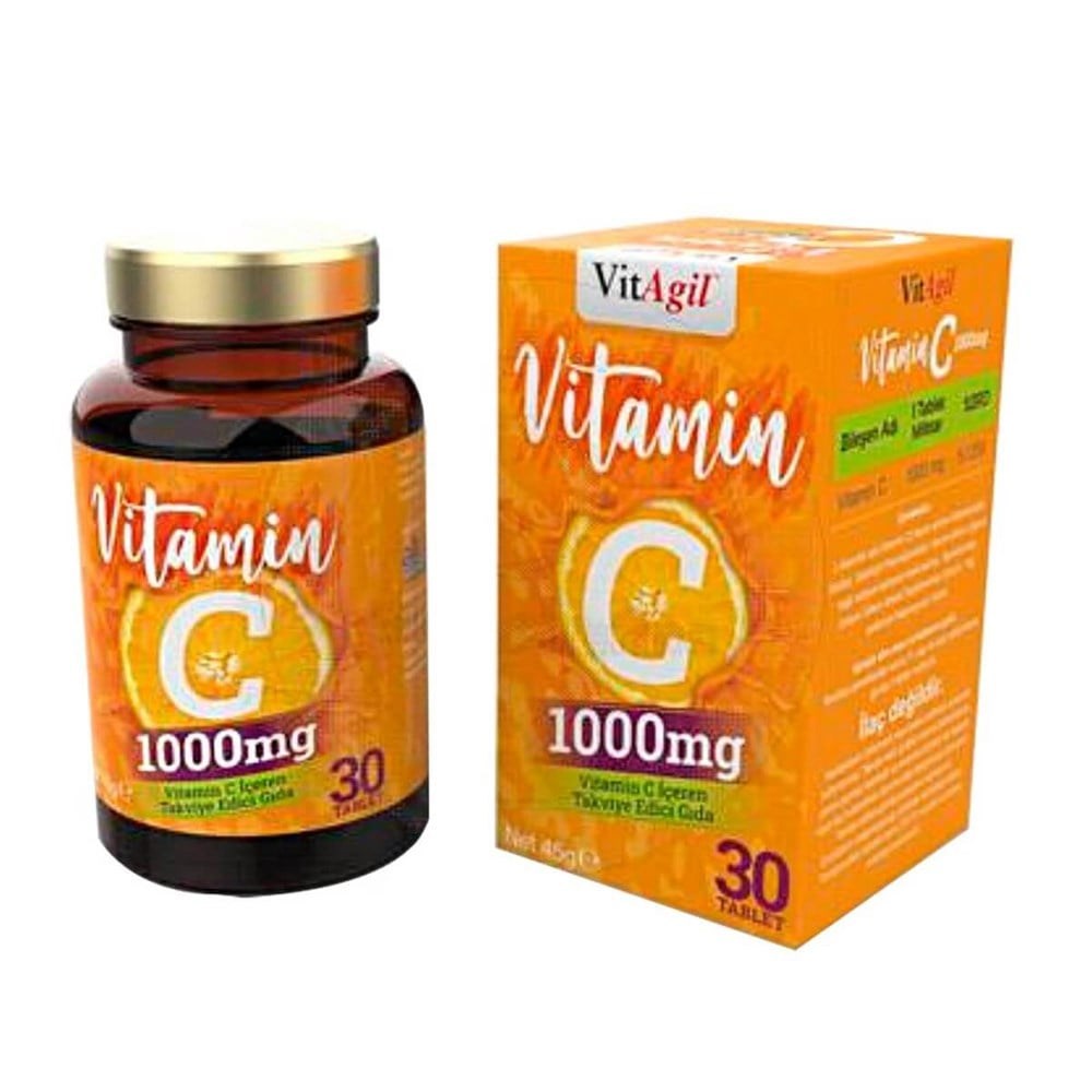 VitAgil Vitamin C 1000 mg 30 Tablet