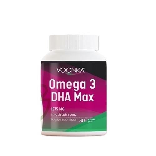 Voonka Omega 3 DHA Max 1275 mg 30 Yumuşak Kapsül