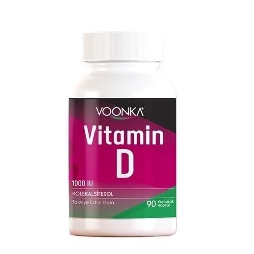 Voonka Vitamin D 1000 IU 90 Kapsül
