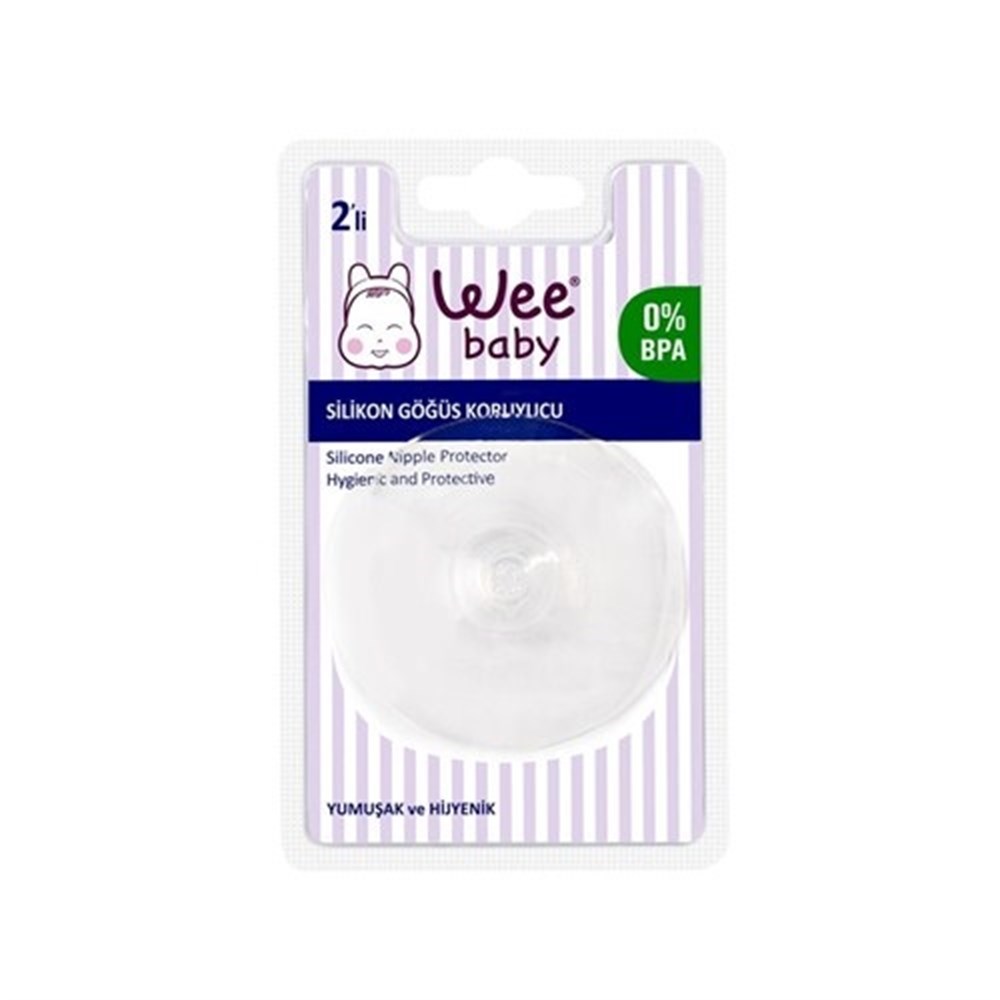 Wee Baby Silikon Göğüs Koruyucu 2'li