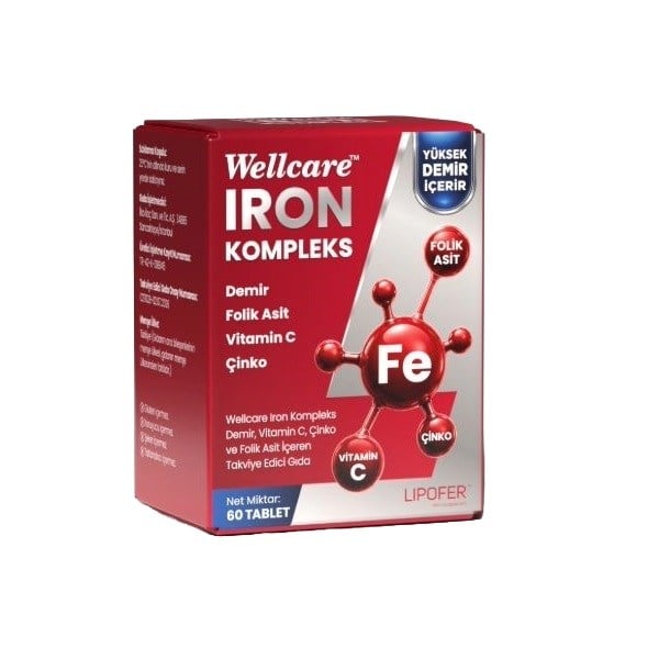 Wellcare  Iron Kompleks 60 Tablet