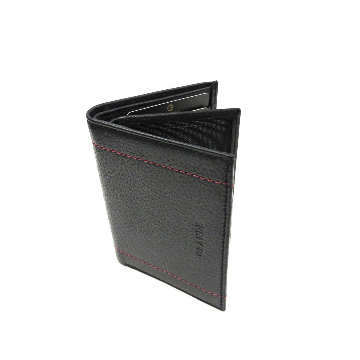 Grande Erkek Deri Kartlık SİYAH