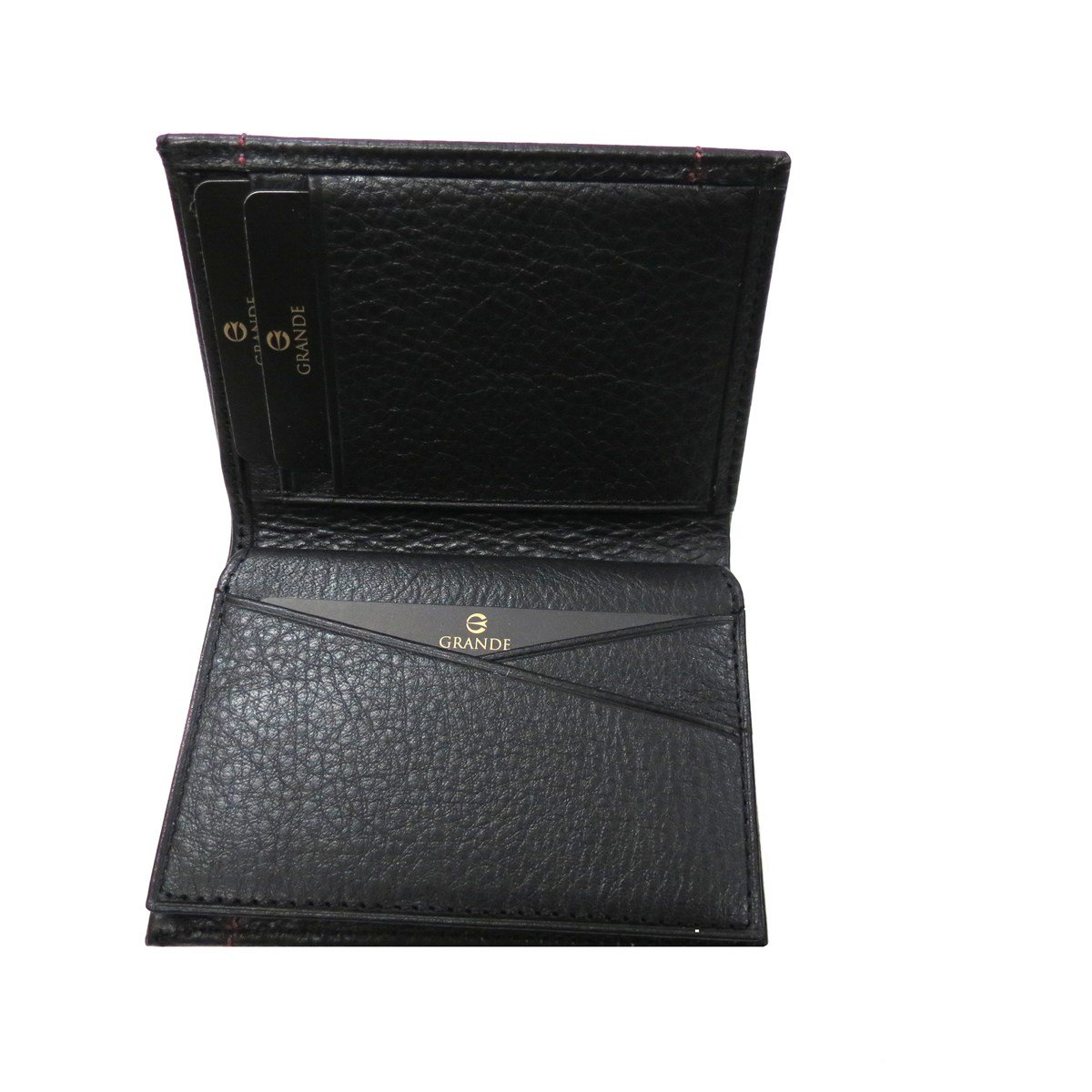 Grande Erkek Deri Kartlık SİYAH