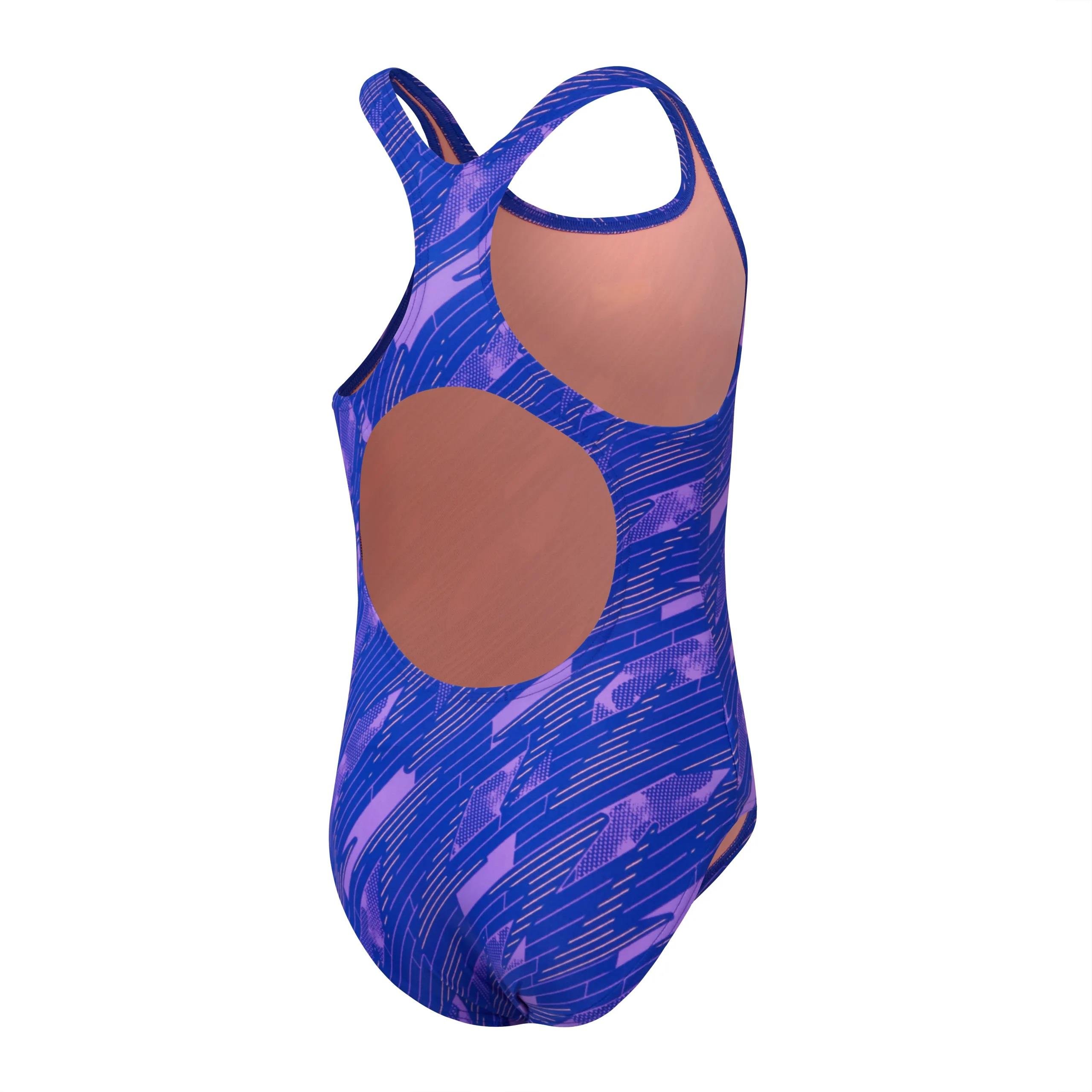 Speedo HyperBoom Allover Medalist Kız Çocuk Mayo