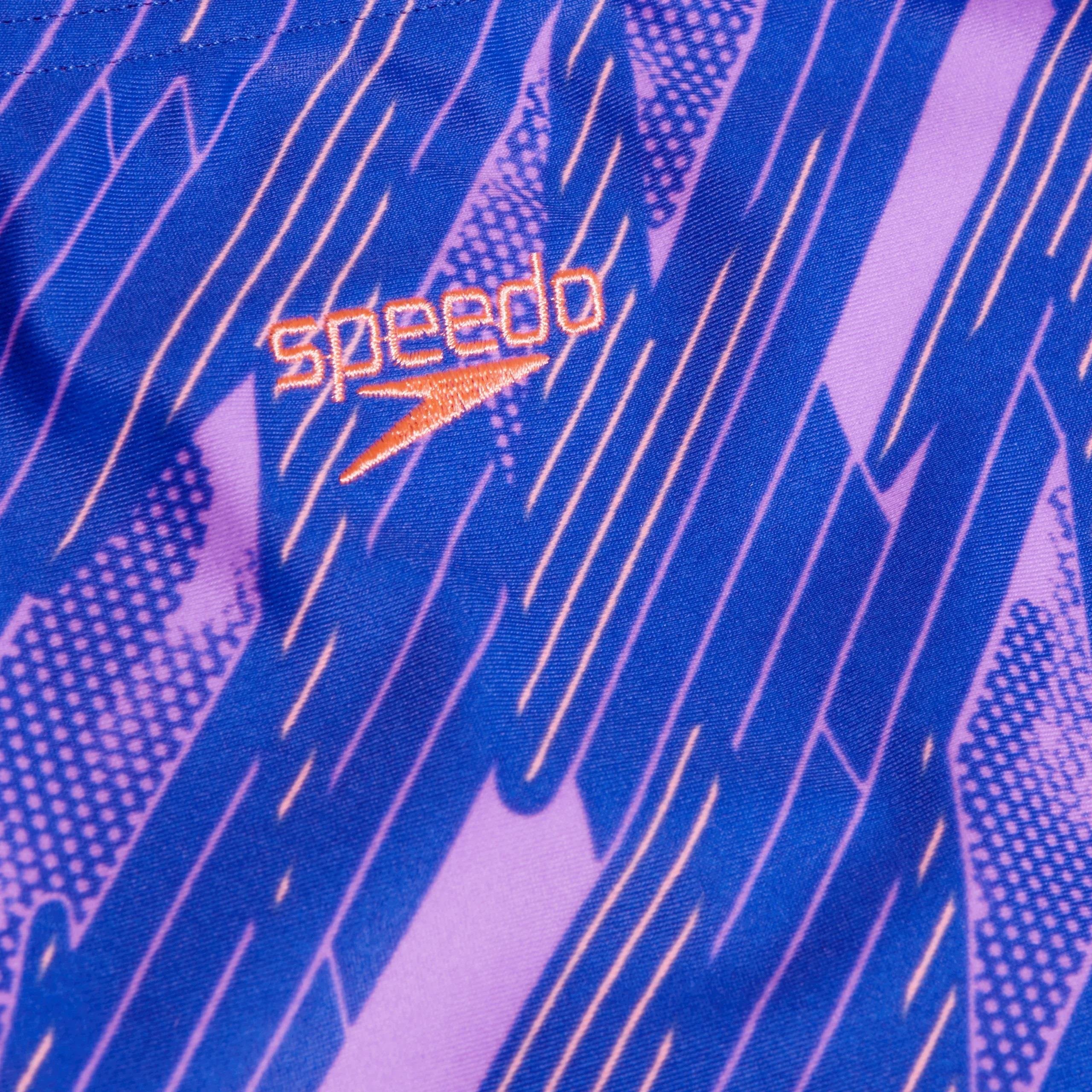 Speedo HyperBoom Allover Medalist Kız Çocuk Mayo