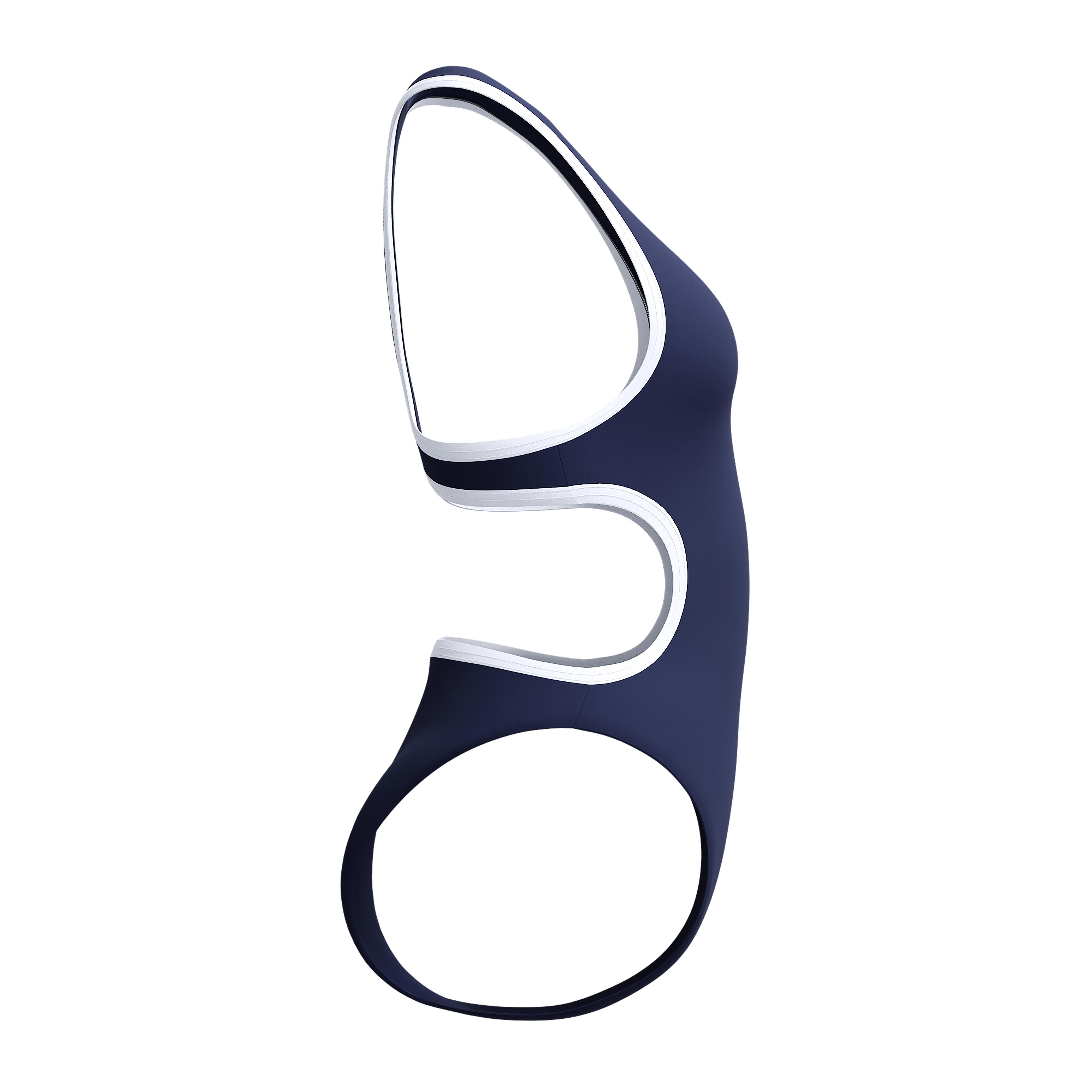 Speedo Jetstream Solid Bound Cut Out Kadın Yüzücü Mayosu