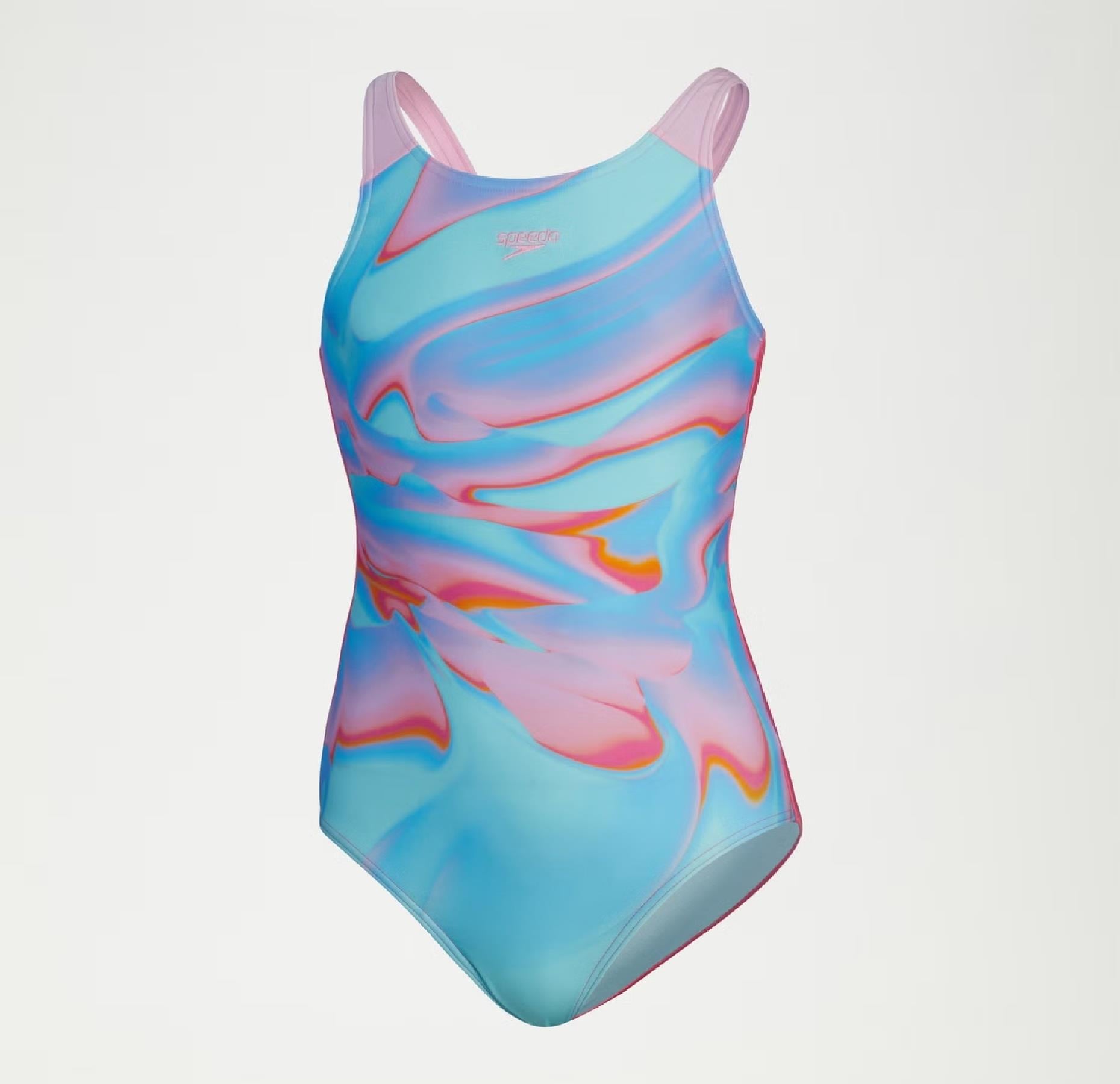 Speedo Printed Pulseback Kız Çocuk Mayo