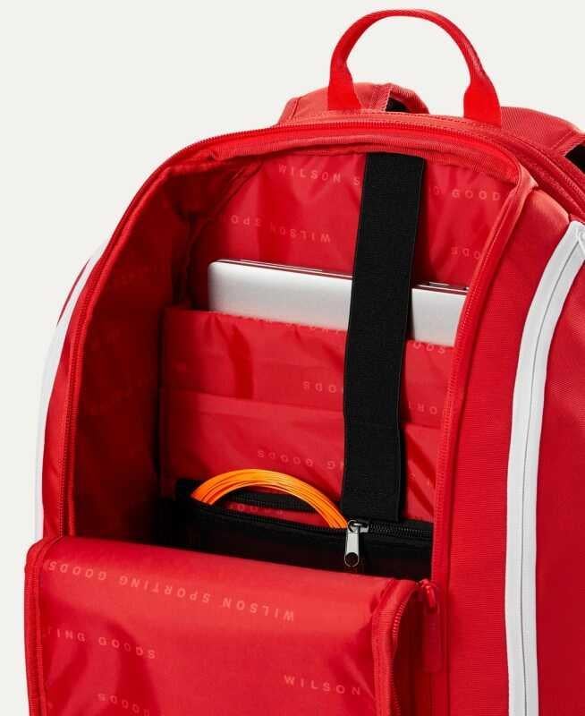 Wilson Tenis Sırt Çantası Super Tour Wilson Red Backpack