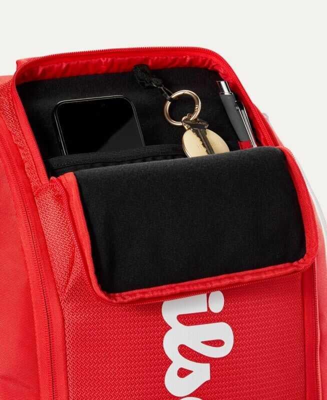 Wilson Tenis Sırt Çantası Super Tour Wilson Red Backpack