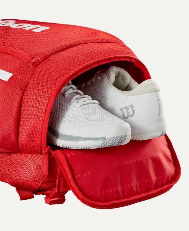 Wilson Tenis Sırt Çantası Super Tour Wilson Red Backpack