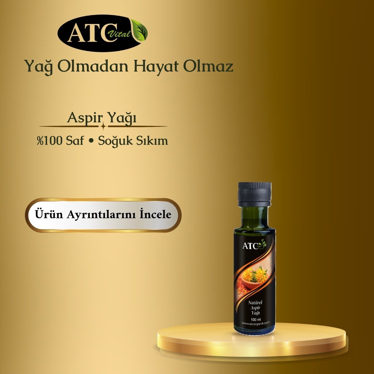ATC Vital Aspir Yağı 100 ml