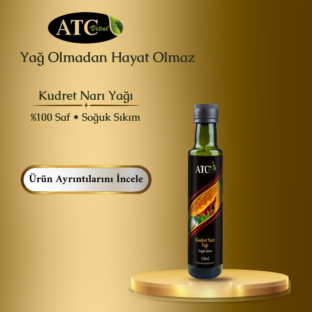 ATC Vital Kudret Narı Yağı 250 ml