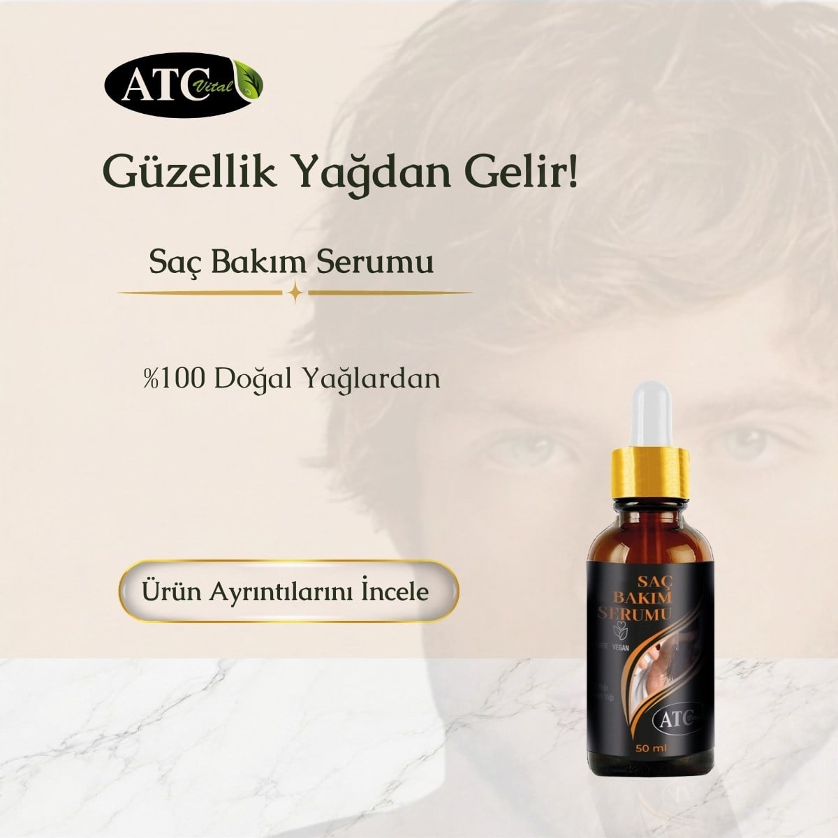 ATC Vital Saç Bakım Serumu 50 ml