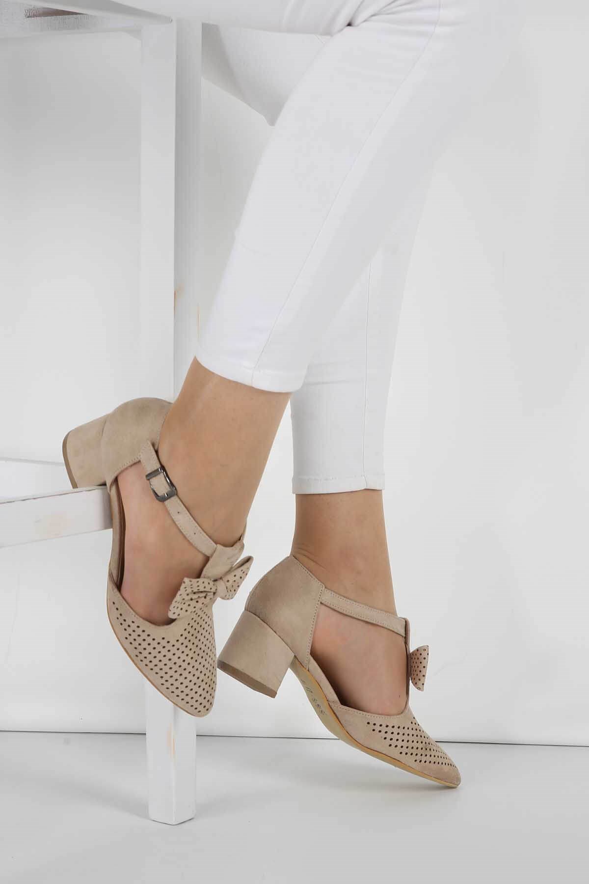 Bayan Ayakkabı - 3107 TEN SÜET