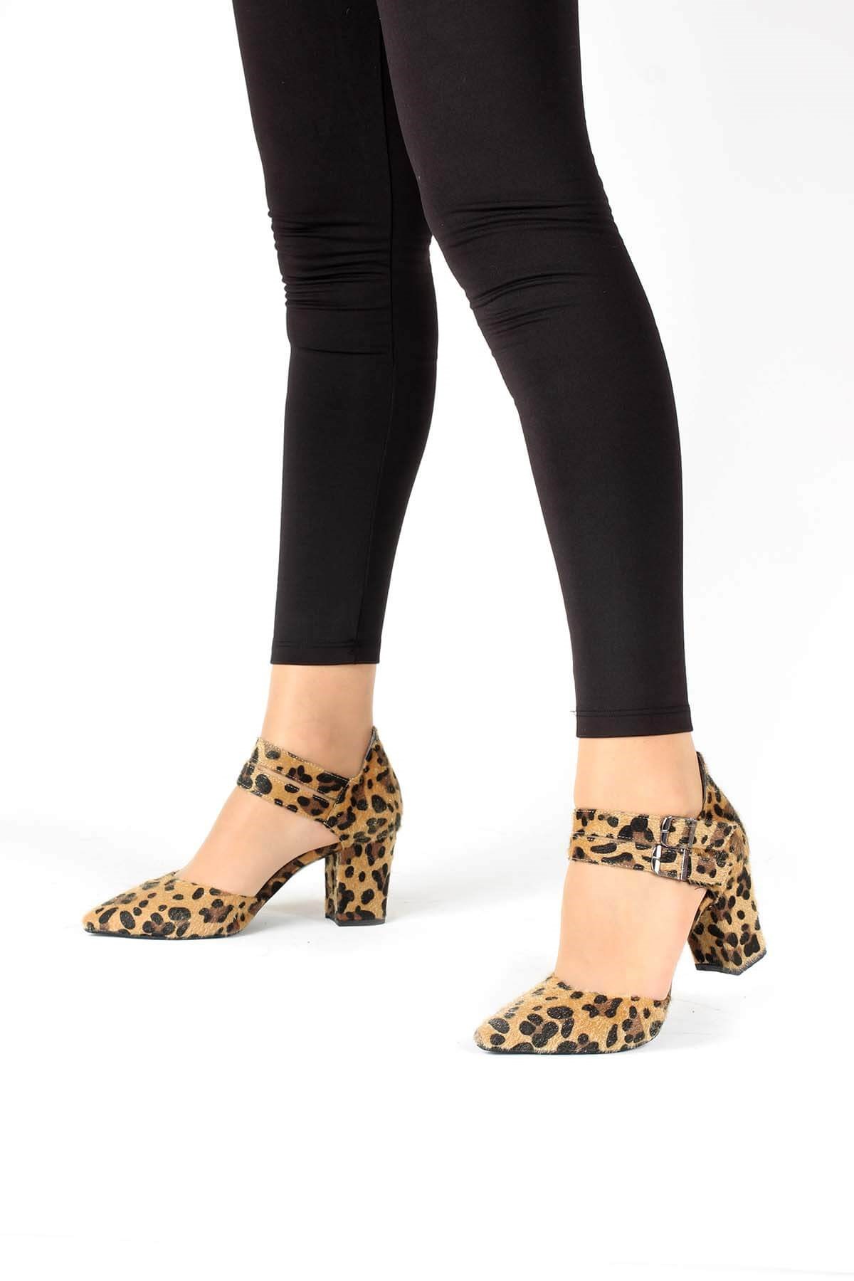 Bayan Ayakkabı - 3240 SARI LEOPAR