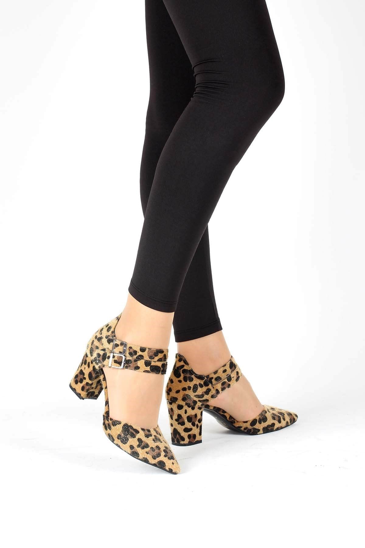 Bayan Ayakkabı - 3240 SARI LEOPAR
