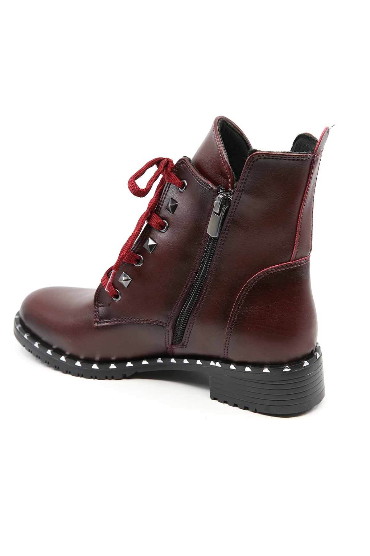 Bayan Bot - 0415 BORDO CİLT