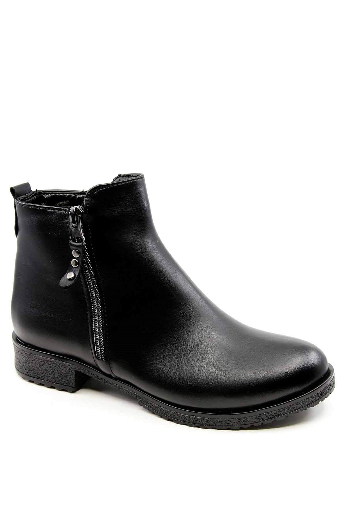 Bayan Bot - 2280 SİYAH CİLT